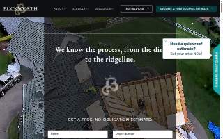 Buckworth Roofing LLC website