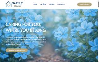 Safely Home Care of Ferry Pass website