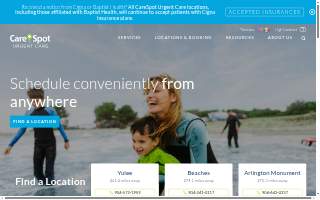 CareSpot Urgent Care of Fleming Island website