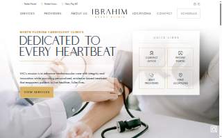 Ibrahim Heart website