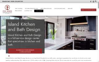 Island Kitchen and Bath Designs website