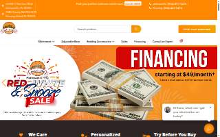 Jacksonville Bedding, Mattresses & More of Fleming Island website