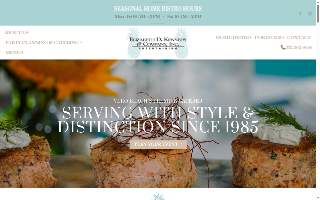 Elizabeth D Kennedy & Co Catering website