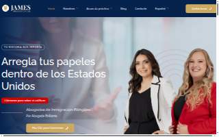 James Immigration Law, P.A. website