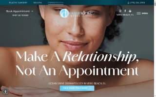 Ocean Drive Dermatology website