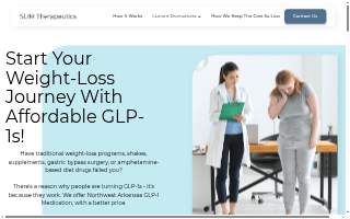 SLIM Therapeutics - Peptide Weight Loss Clinic - NWA of Centerton website