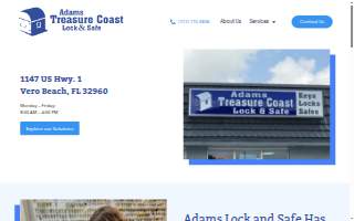 Treasure Coast Lock & Safe website