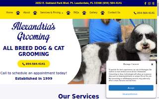 Alexandria's Grooming website