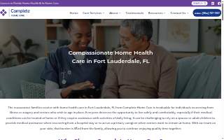 Complete Home Care website