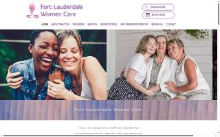 Fort Lauderdale Women Care website