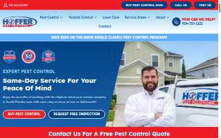 Hoffer Pest Solutions website