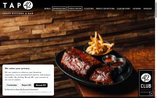 Tap 42 Craft Kitchen & Bar - Fort Lauderdale website