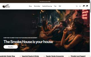 The Smoke House Smoke Shop website