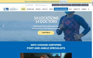 Certified Foot and Ankle Specialists of Fort Myers website