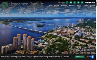 Henderson, Franklin, Starnes & Holt, P.A. website