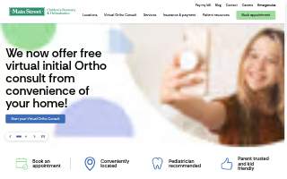Main Street Children's Dentistry and Orthodontics of Fort Myers website
