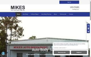 Mikes Auto Body and Paint Inc. website