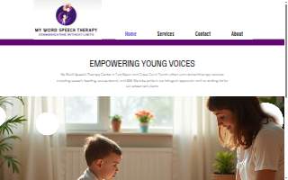 My Word Speech Therapy LLC of San Carlos Park website