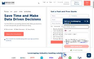 Nexus One Bookkeeping website