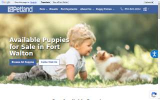 Petland Fort Myers website