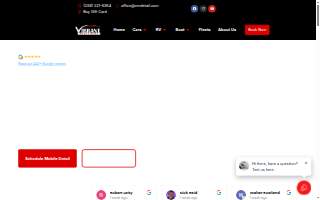 Vibrant Mobile Detail website