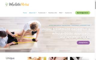 Wholistic Motus Physical Therapy of Iona website