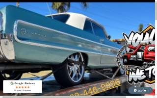 You Call We Tow website