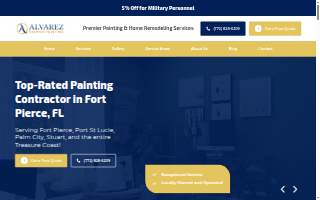 Alvarez Premier Painting website