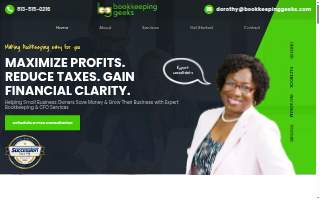 Bookkeeping Geeks website