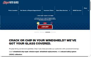 Chip's Auto Glass - Florida website