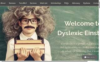 Dyslexic Einstein Tutoring, LLC website