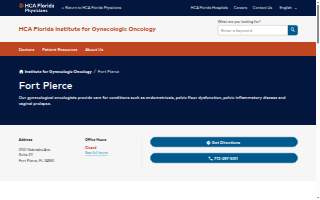 HCA Florida Institute for Gynecologic Oncology - Fort Pierce website