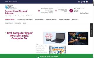 Treasure Coast Network Solutions website