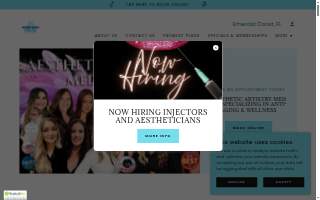 Aesthetic Artistry Med Spa website