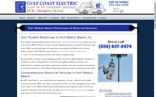 Gulf Coast Electric website