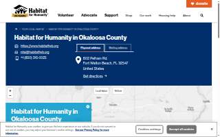 Habitat for Humanity ReStore Fort Walton Beach website