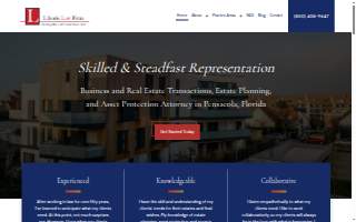 Liberis Law Firm website