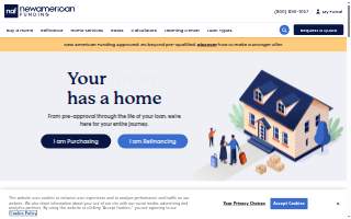 New American Funding - Fort Walton website