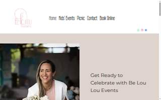 Be Lou Lou Events website