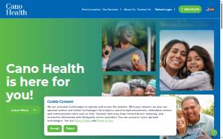 Cano Health of Fountainbleau website