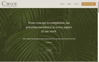 Conde Landscaping Services, INC. website