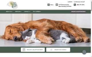 Sunset Animal Clinic website