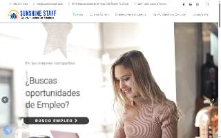 Sunshine Staff Corp of Fountainbleau website