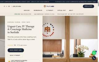 TrufaMED Urgent Care website