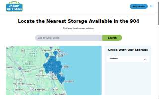 Atlantic Self Storage website
