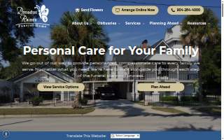 Broadus-Raines Funeral Home website