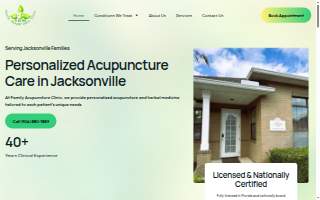 Family Acupuncture Clinic website
