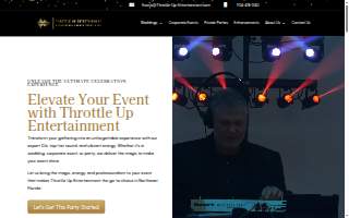 Throttle Up Entertainment of Fruit Cove website