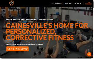 AXIS Training Studio website