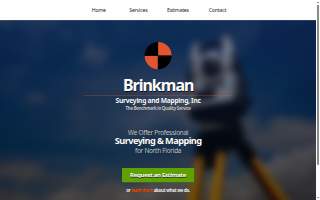Brinkman Surveying & Mapping website